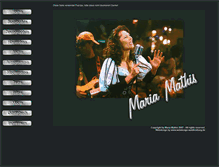 Tablet Screenshot of maria-mathis.de